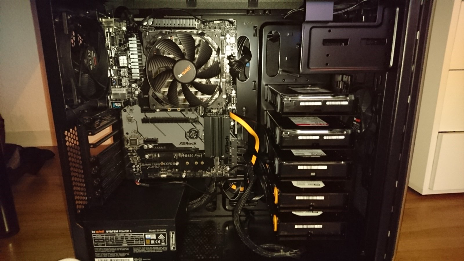 The 3 TB NAS running Ubuntu and ZFS