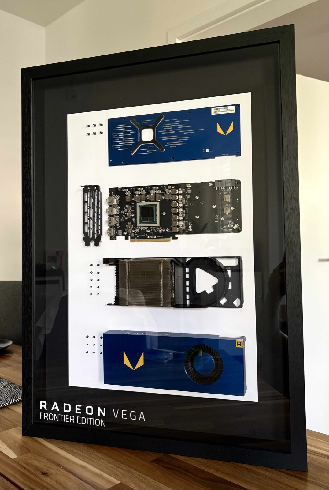 Vega framed as wall art